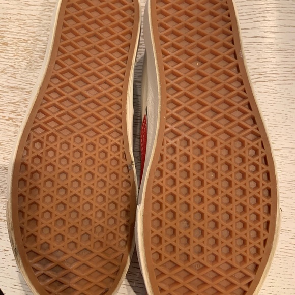 RED AND OFF WHITE VANS (ERA STYLE) - Picture 3 of 5